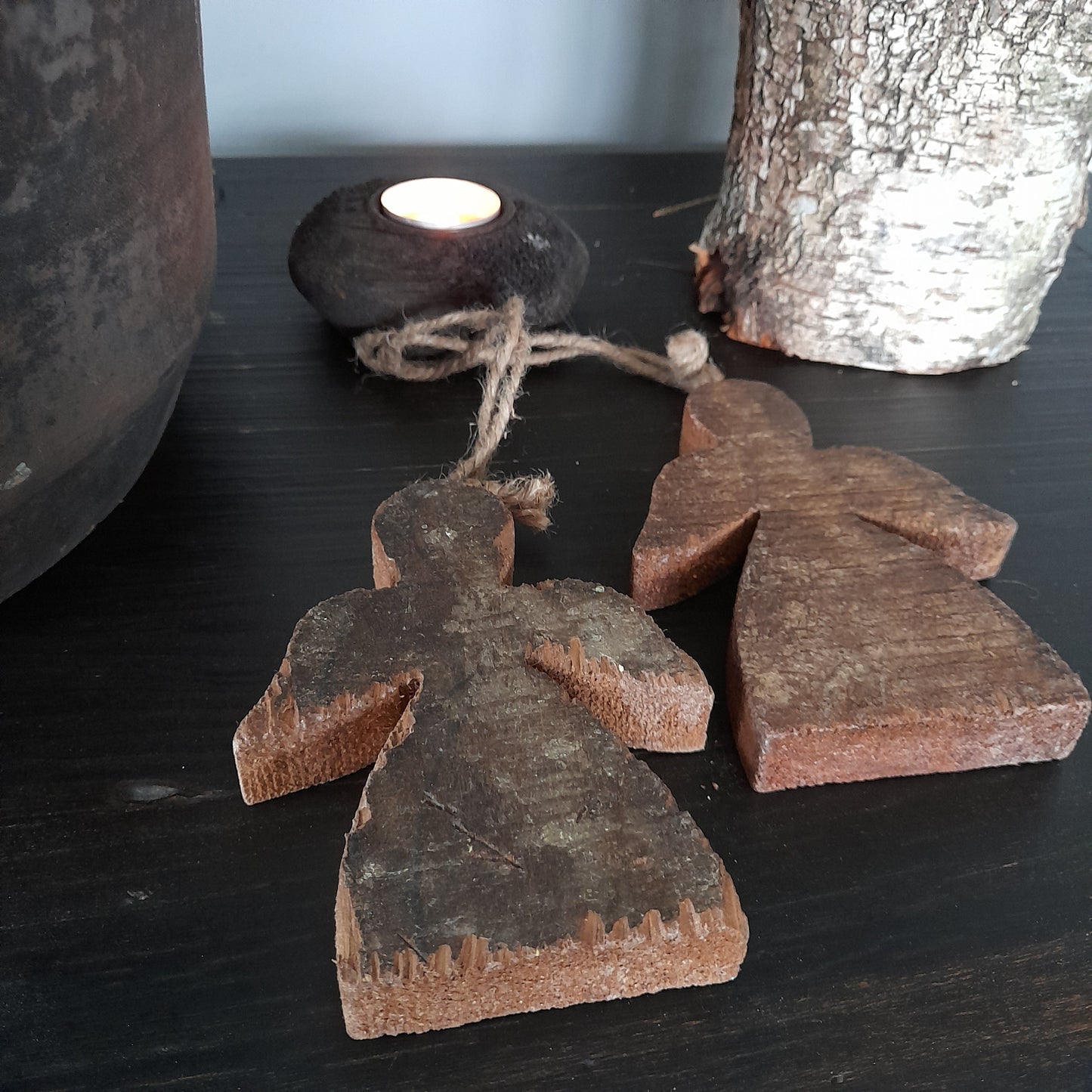 Engel houten hanger Kerst