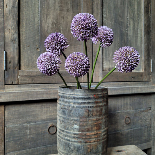 Kunst allium bol 3 stuks 43cm