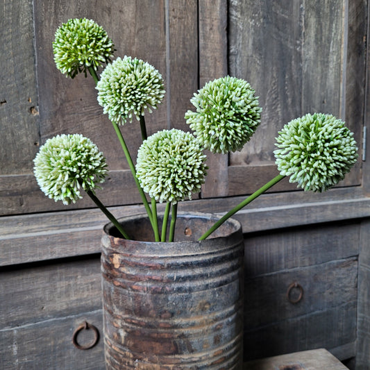 Kunst allium bol 3 stuks 43cm
