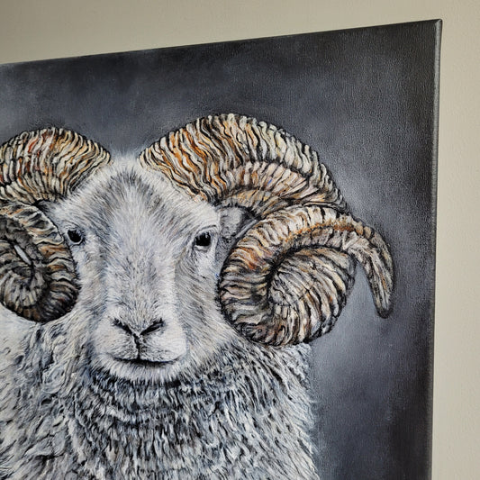 Stoer & sober schilderij ram