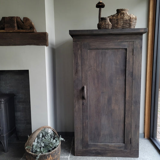 Eendeurskast Vintage sober vergrijsd