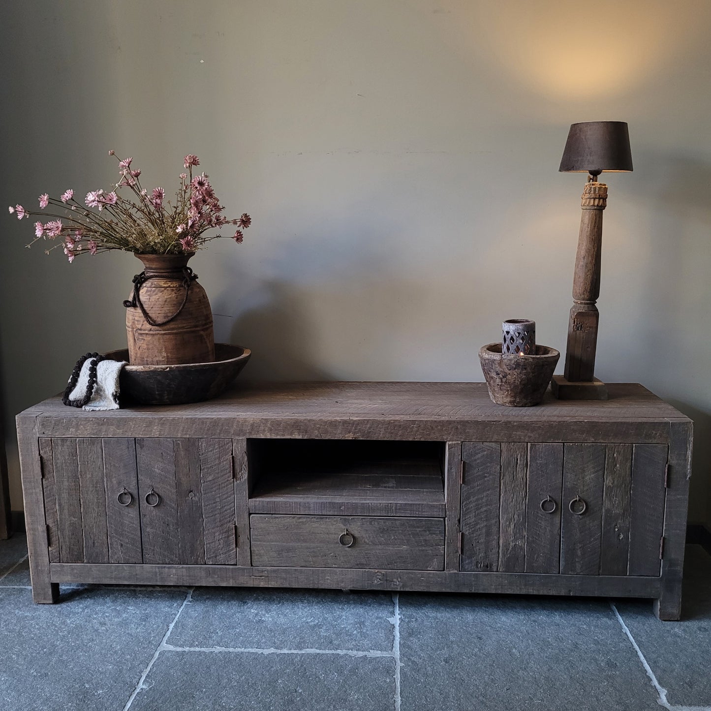 Tv meubel | dressoir oud hout driftwood 180cm