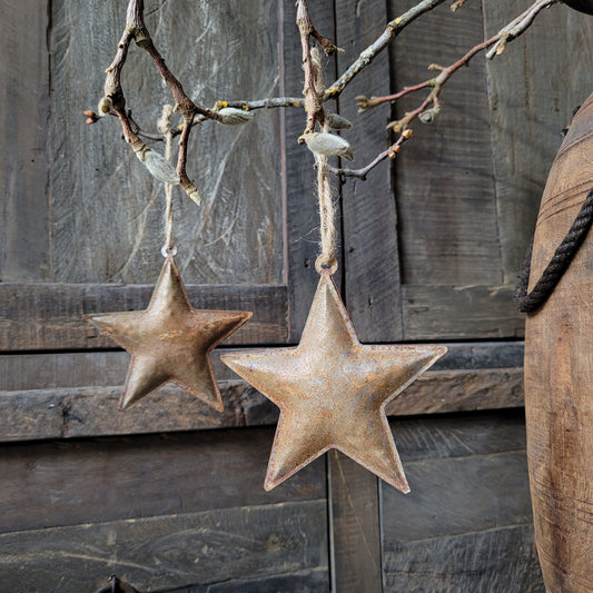 Ster aan touw roest M