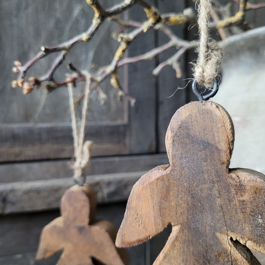 Engel houten hanger Kerst