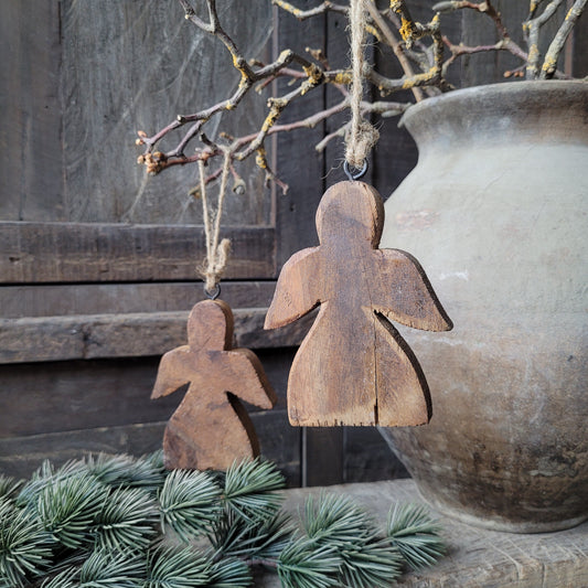 Engel houten hanger Kerst
