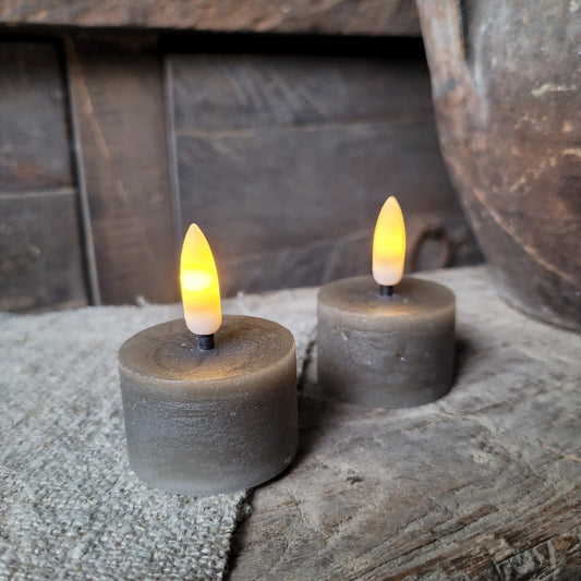 Set theelichten LED grijs