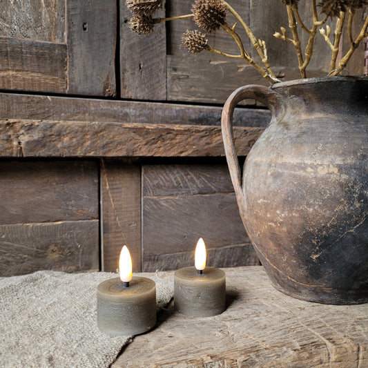 Set theelichten LED grijs