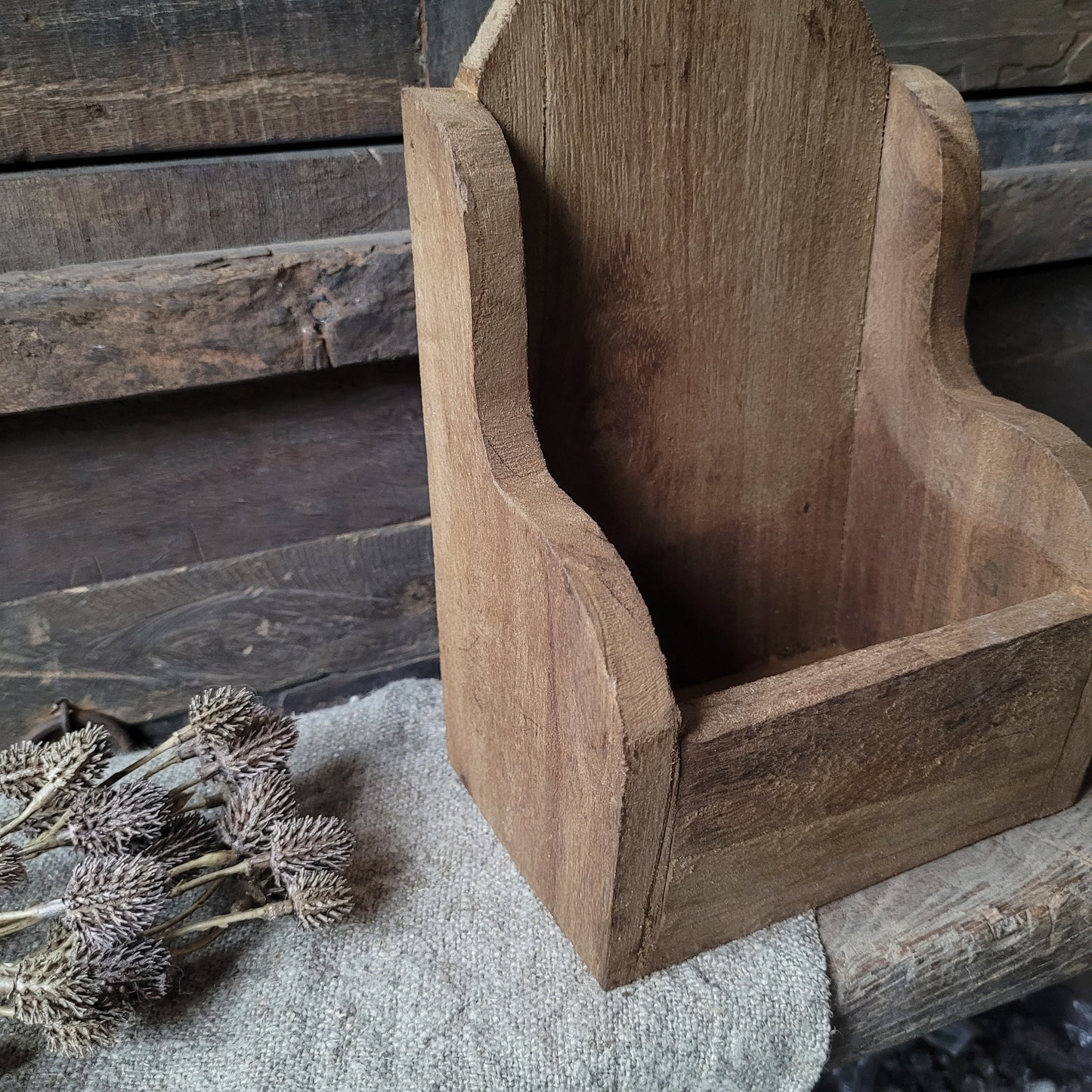 Oud houten gruttersbakje