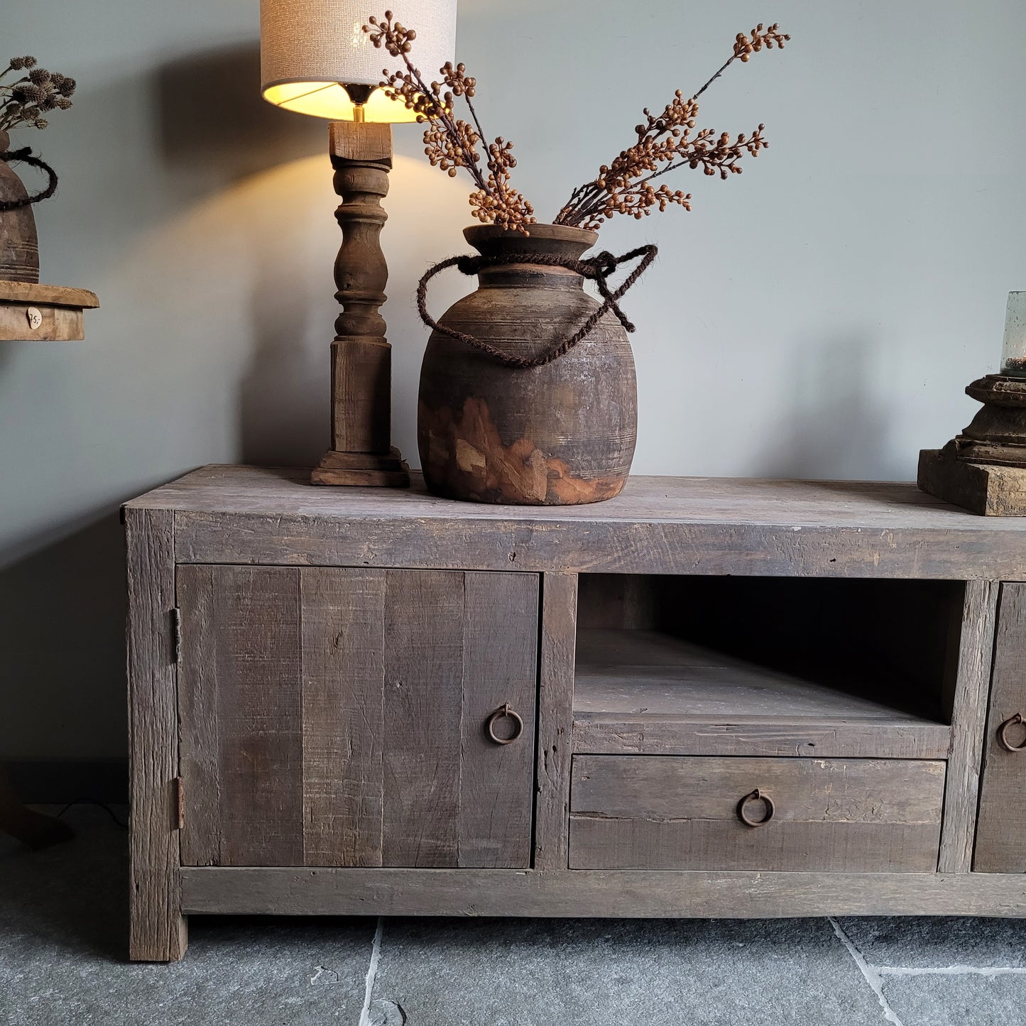 Tv meubel | dressoir 150cm oud hout driftwood