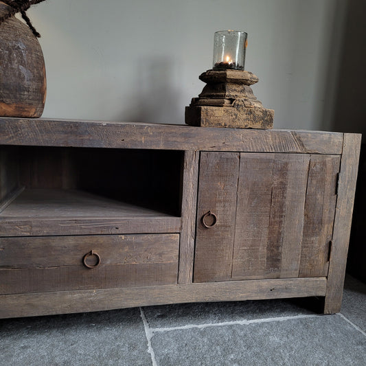 Tv meubel | dressoir 150cm oud hout driftwood