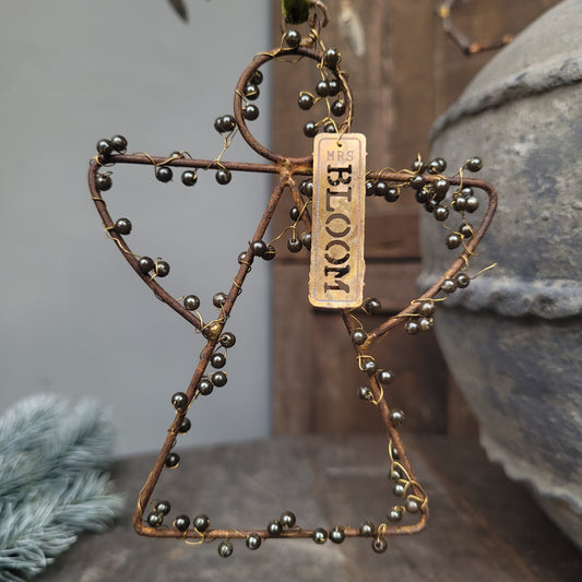 Kerst engel aan touw Bloom S