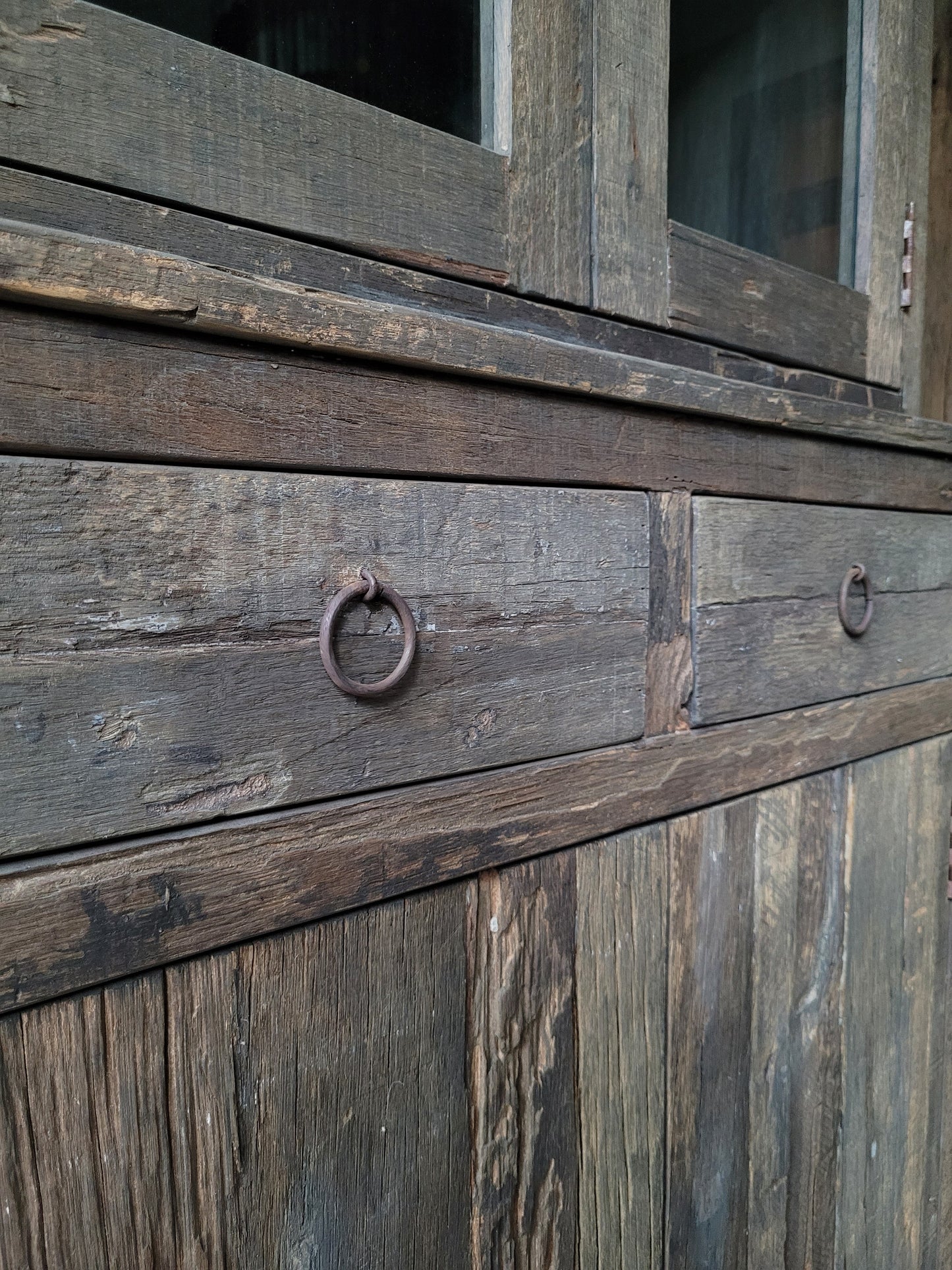 Vitrinekast | buffetkast oud hout driftwood