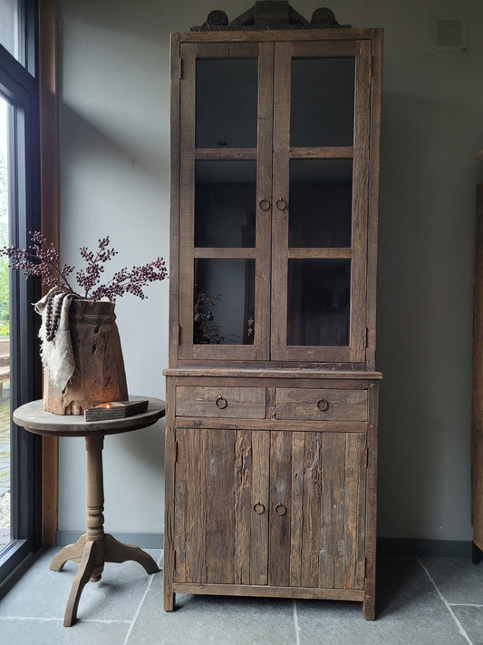 Vitrinekast | buffetkast oud hout driftwood