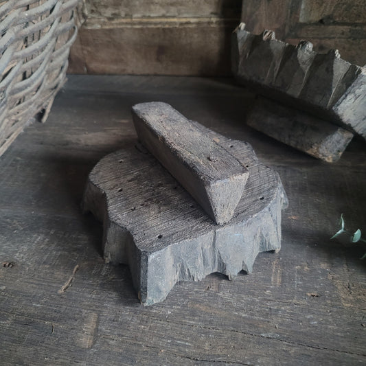 Oud houten batik stempel nr. 5