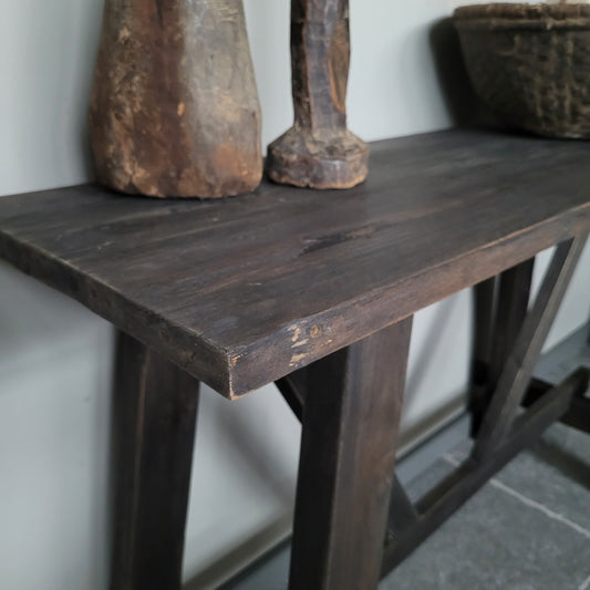 Sidetable Vintage sober vergrijsd