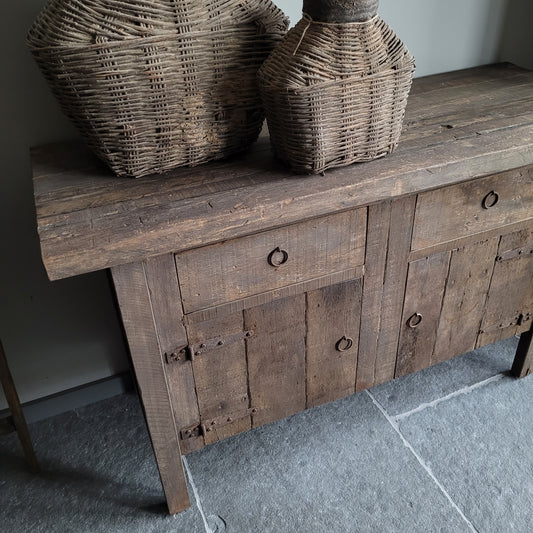 Dressoir oud hout driftwood 160cm