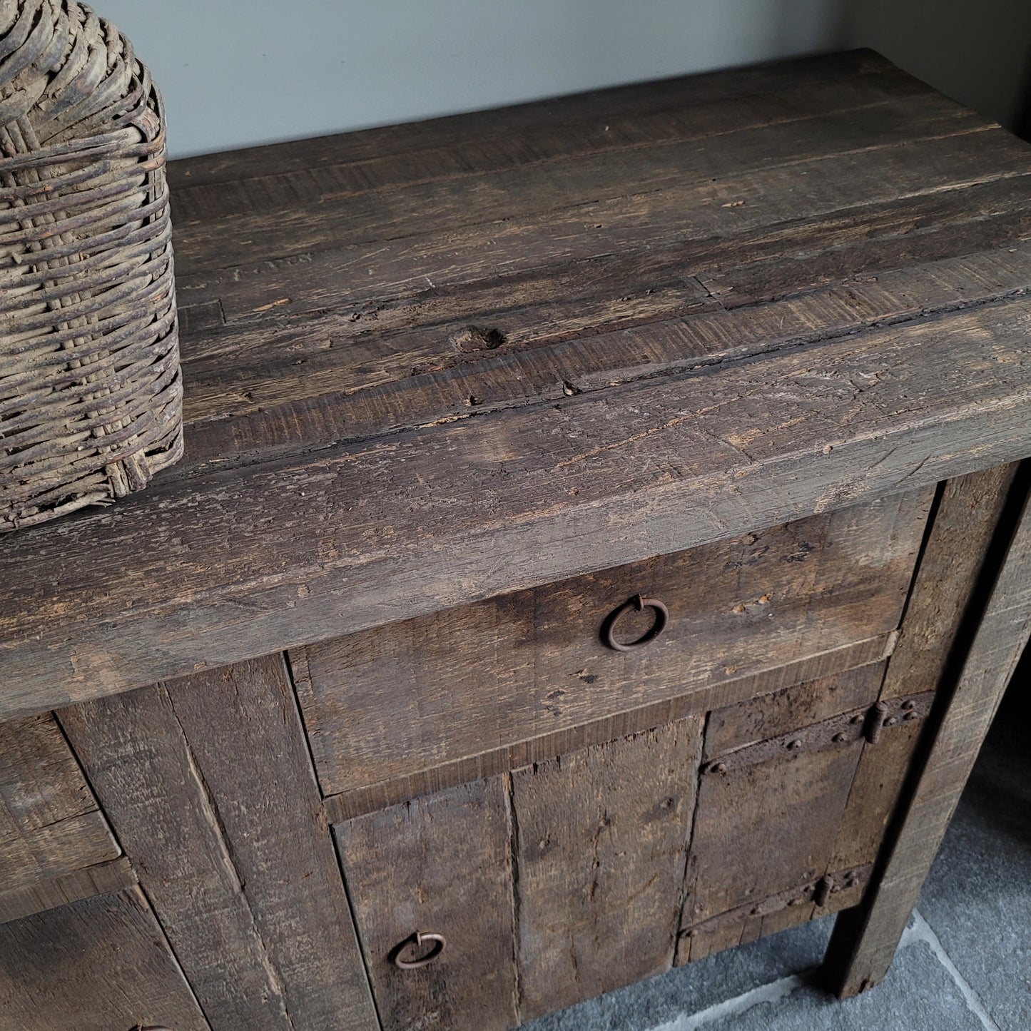 Dressoir oud hout driftwood 160cm