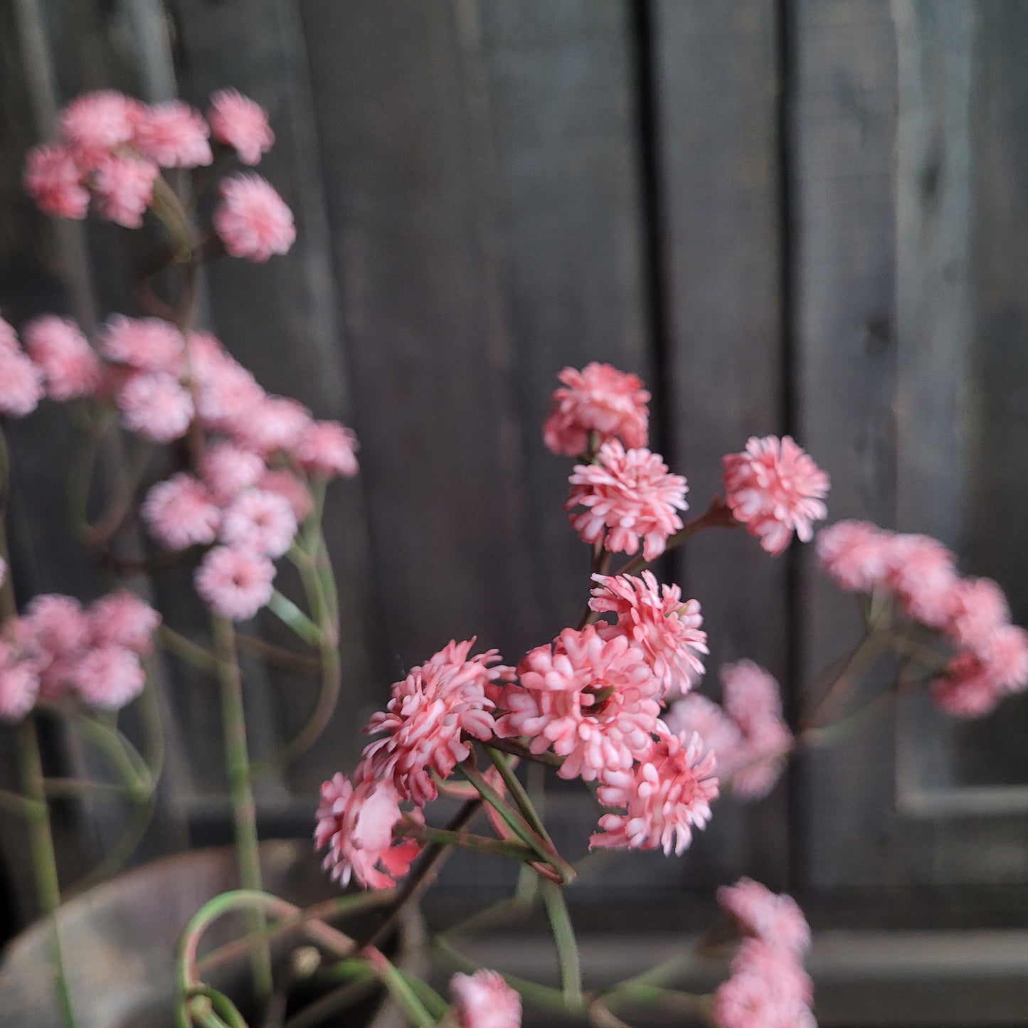 Kunsttak bloem roze 60cm