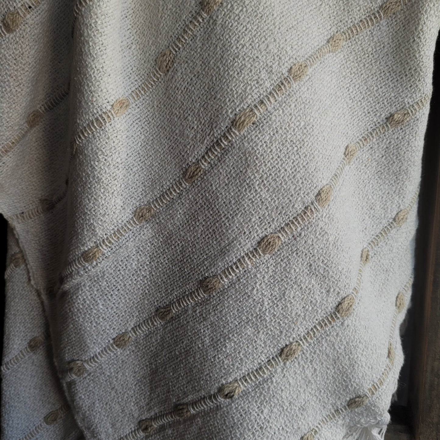 Plaid Mauro 130x170 wit beige