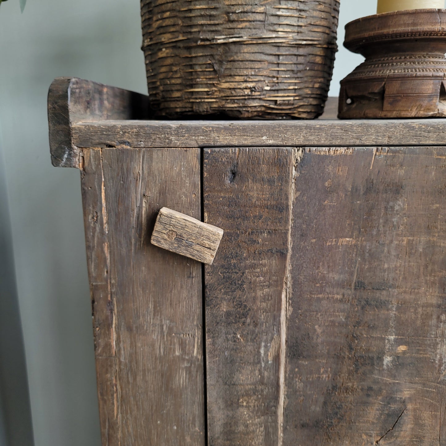 Kastje 2-deurs oud hout driftwood