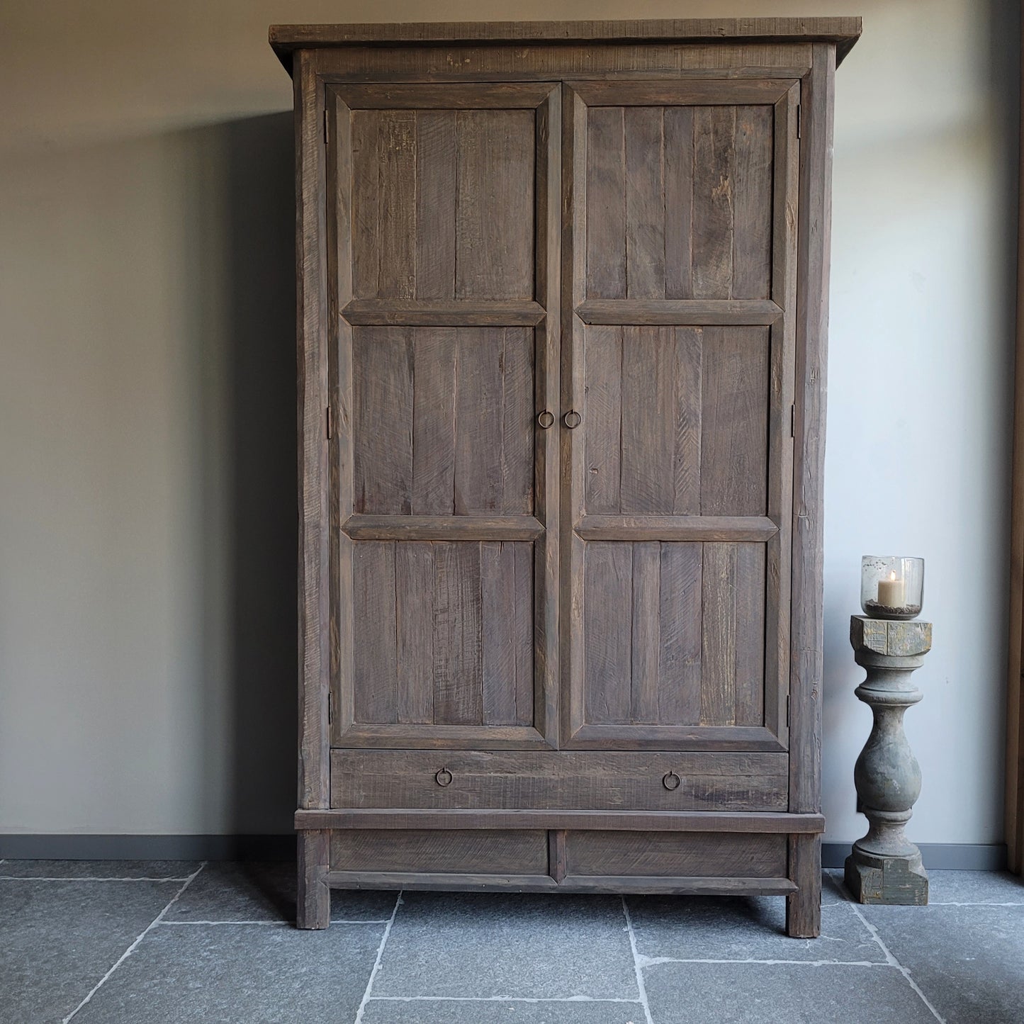 Kast 2-deurs/lades driftwood XL