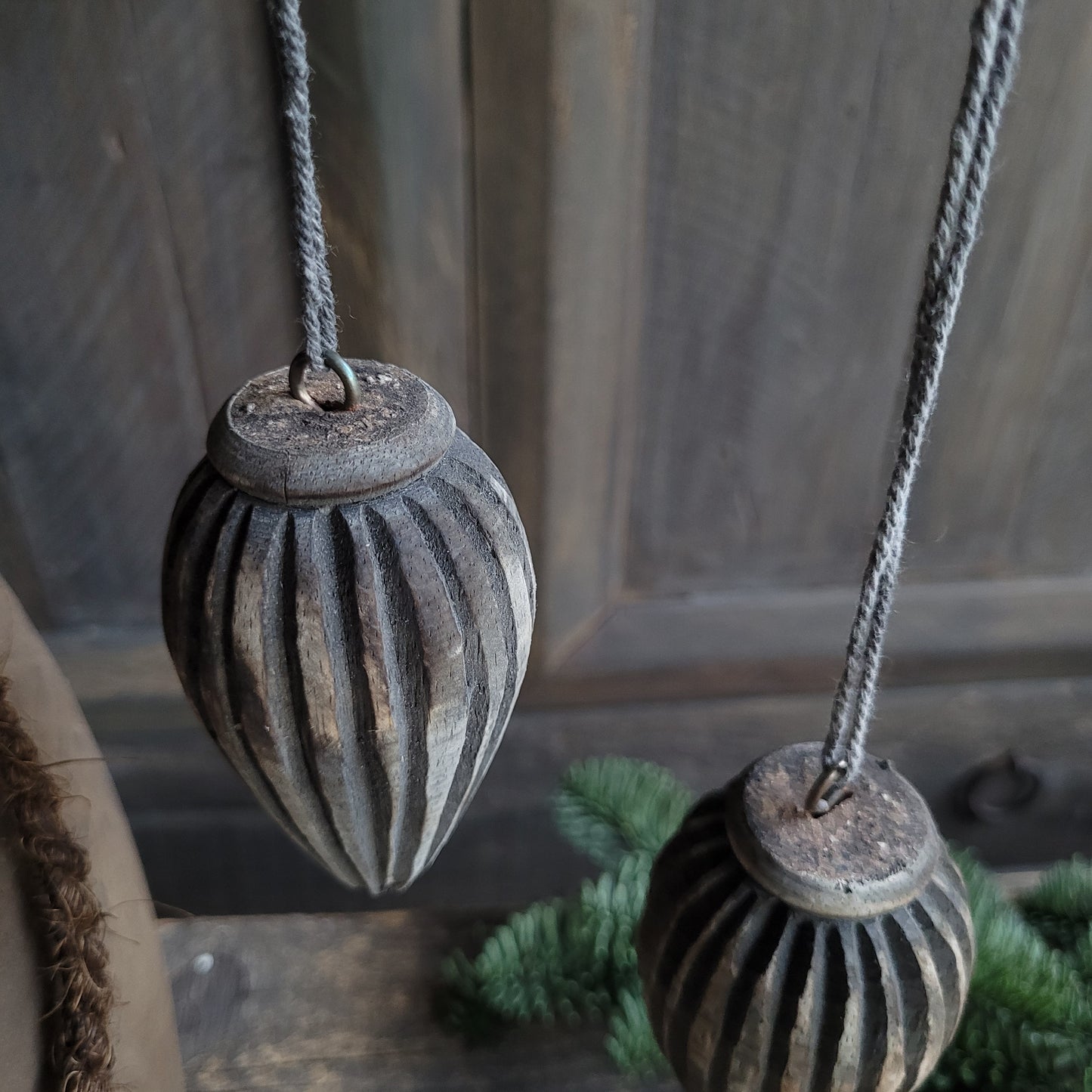 Kerst ornament aan touw