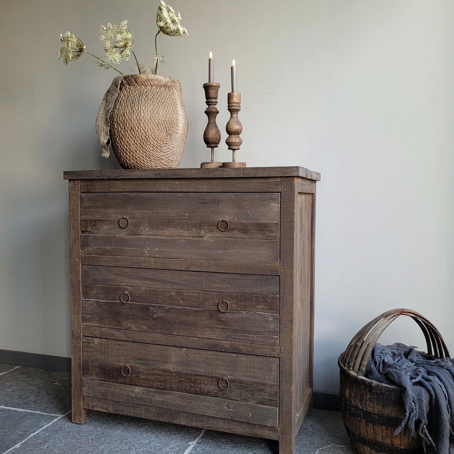 Ladekast | commode driftwood 3-lades