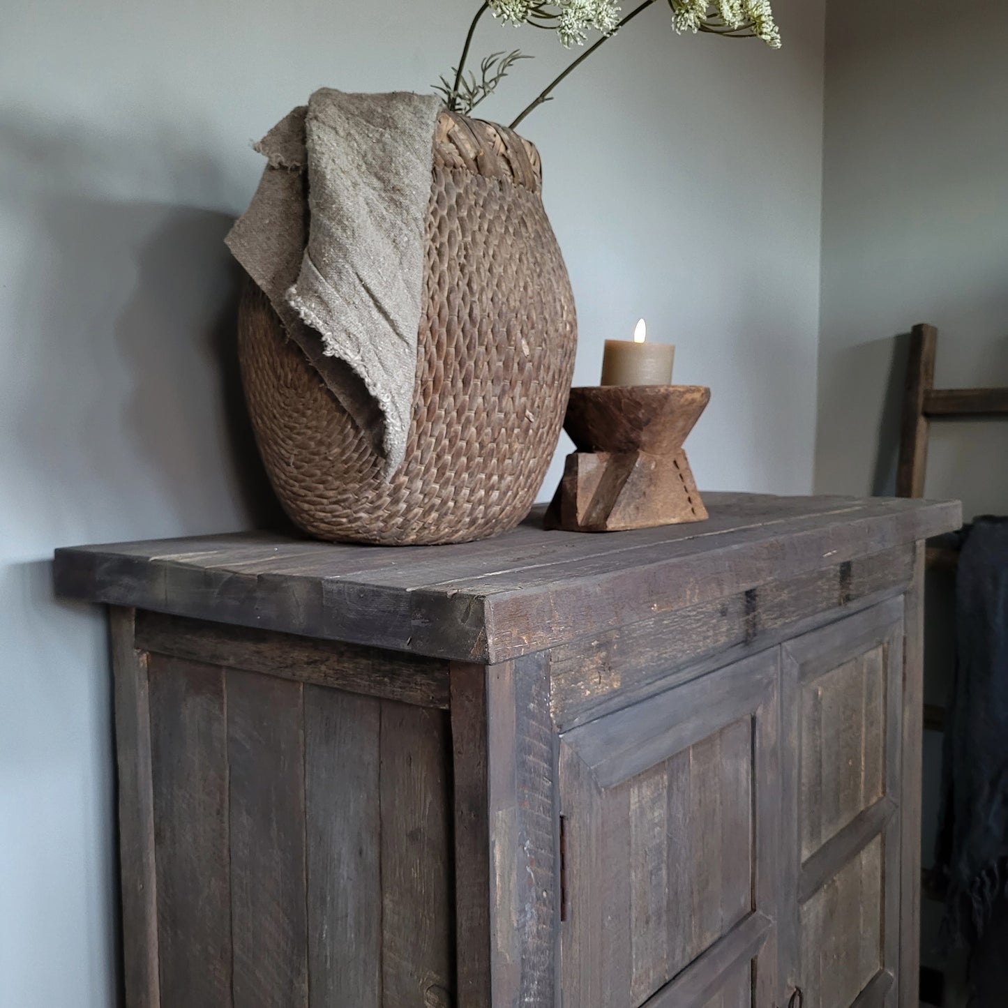Kast driftwood | 2 deurs/lade