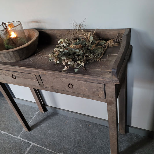 Sidetable driftwood | 2 lades 100cm