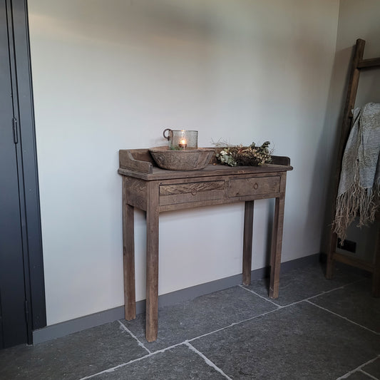 Sidetable driftwood | 2 lades 100cm