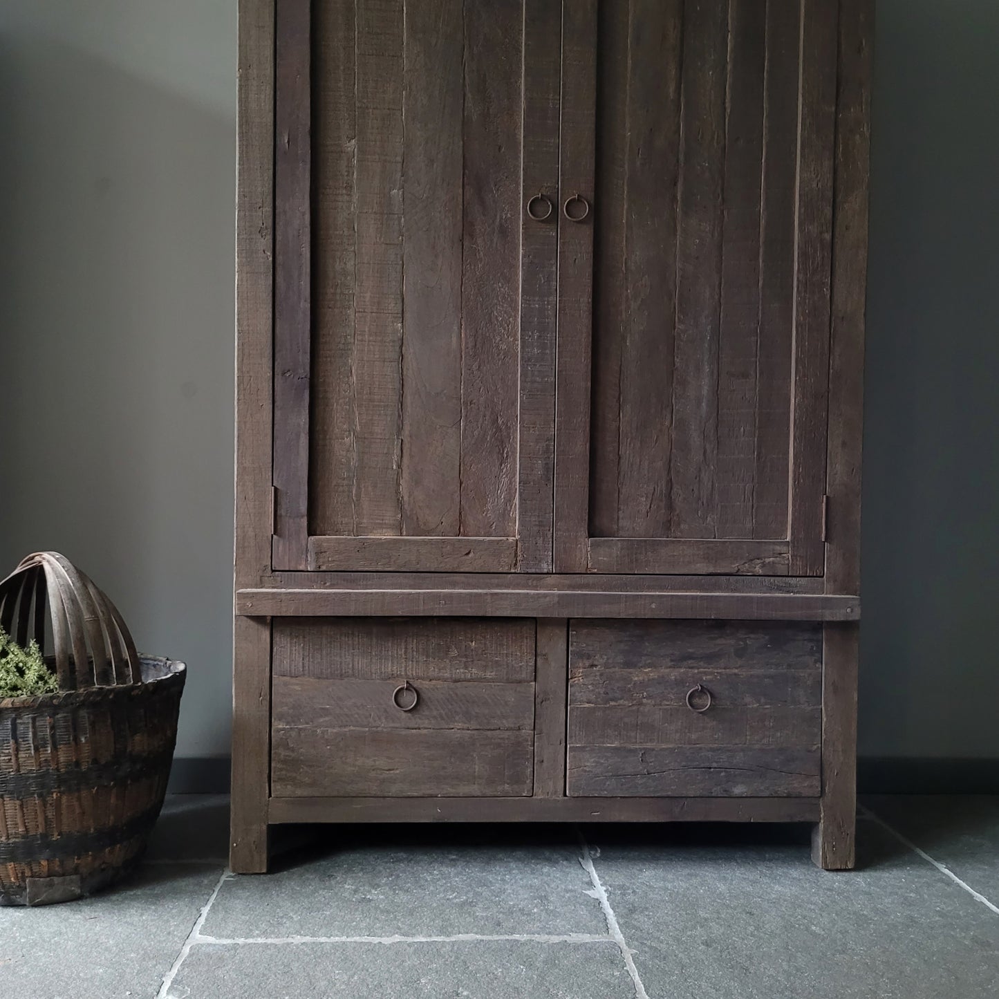 Kast driftwood 2-deurs/lades