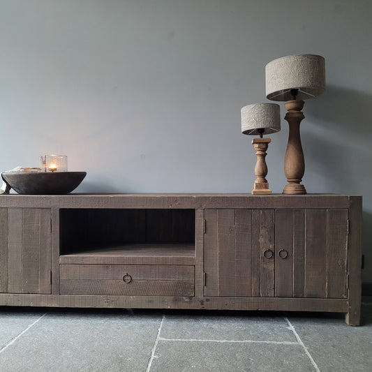 Tv meubel | dressoir oud hout driftwood 220cm