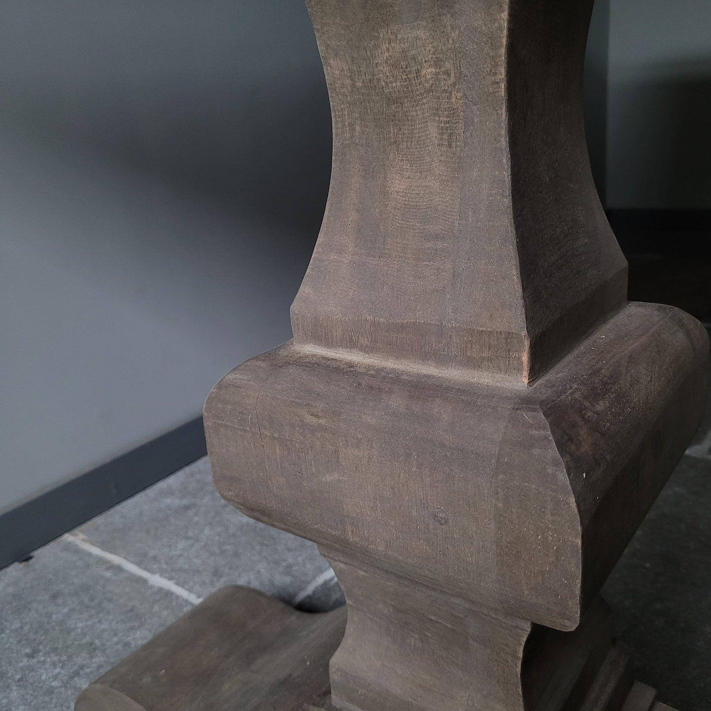 Kloostertafel driftwood oud hout sober