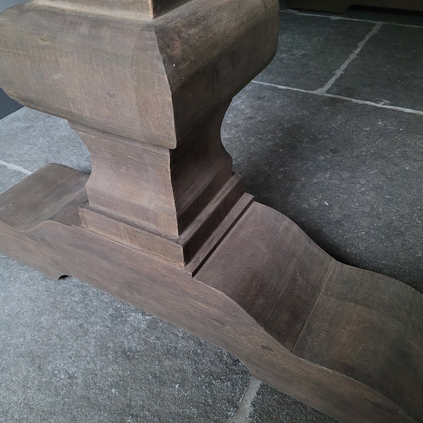 Kloostertafel driftwood oud hout sober