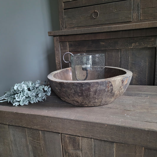 Oud houten schaal nr. 3