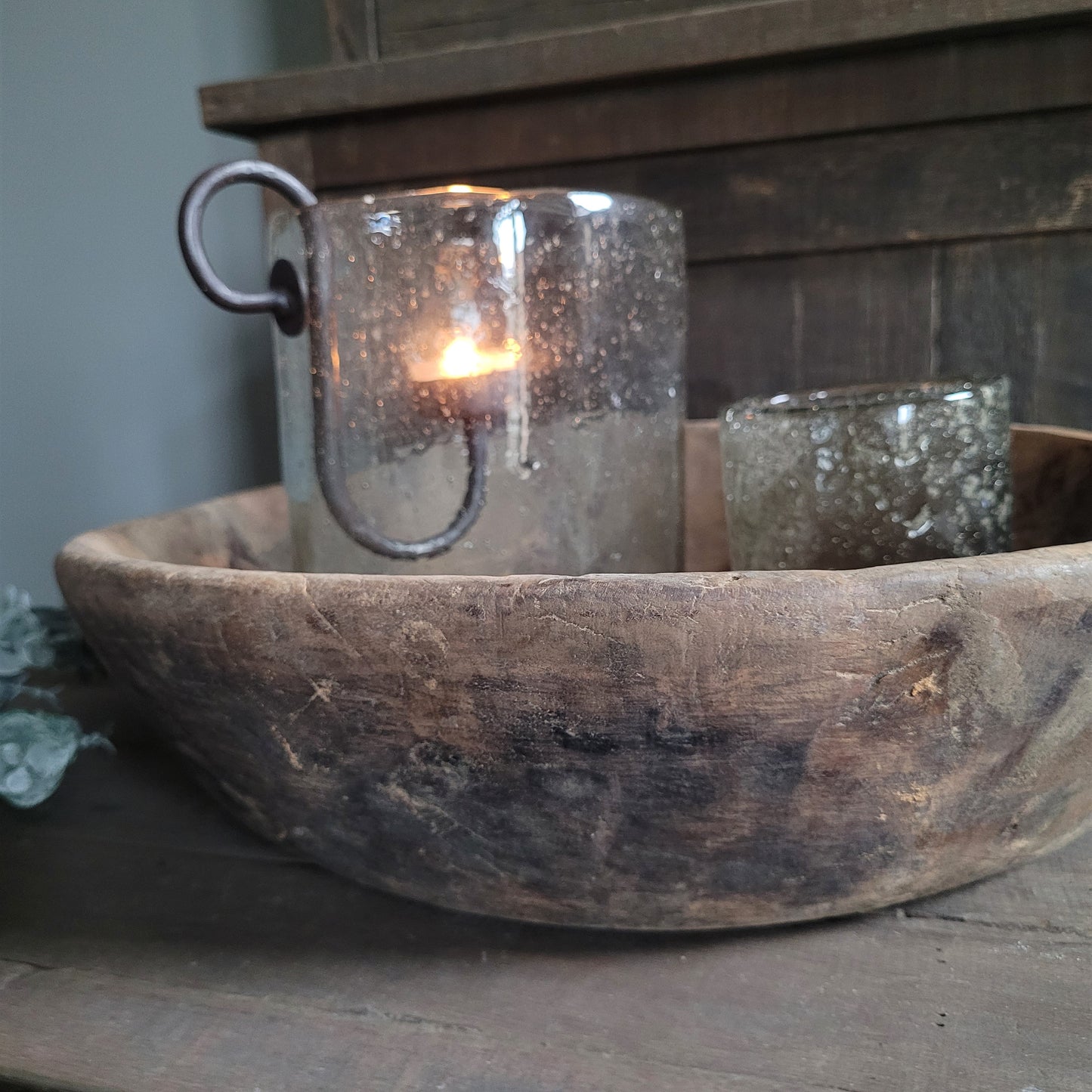 Oud houten schaal nr. 5