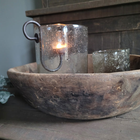 Oud houten schaal nr. 5