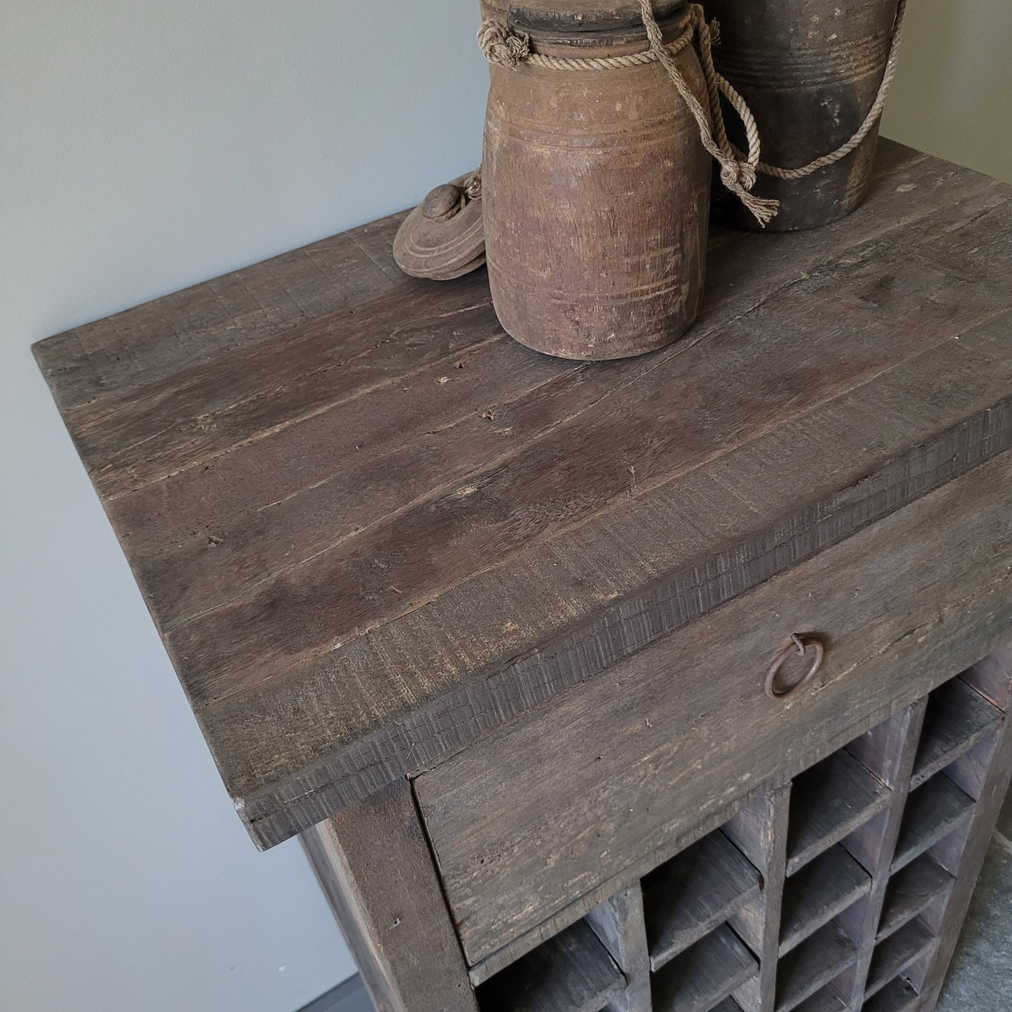 Kastje | wijnkastje driftwood