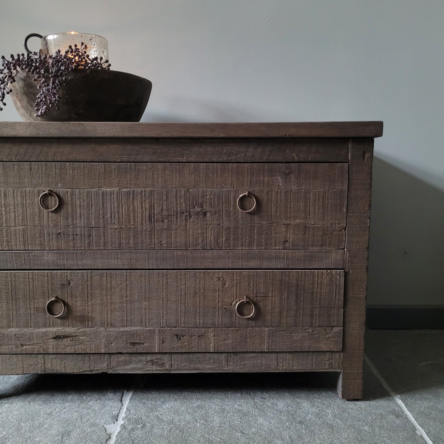 Ladekast | sidetable driftwood oud hout