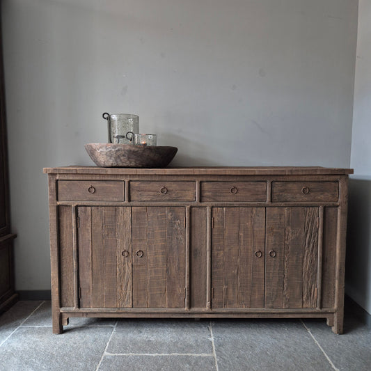 Dressoir driftwood 4-deurs/lades