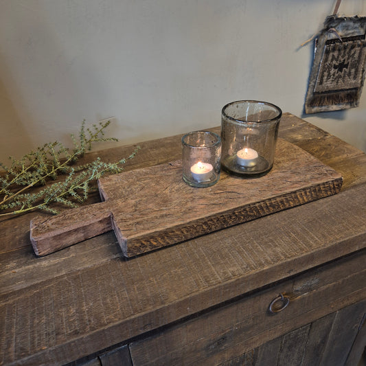 Uniek oud houten serveerplank