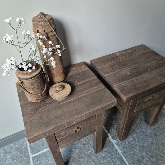 Nachtkastje driftwood | 1 lade