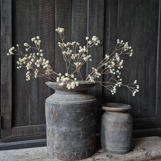 Kunsttak gipskruid beige 65cm