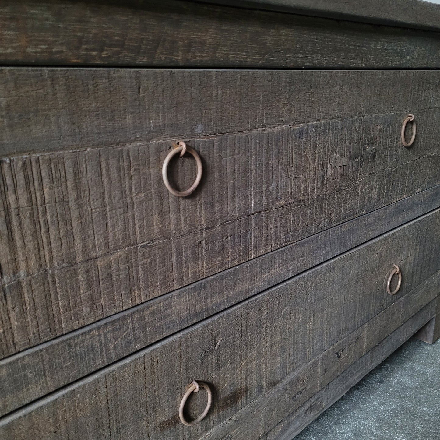 Ladekast | sidetable driftwood oud hout