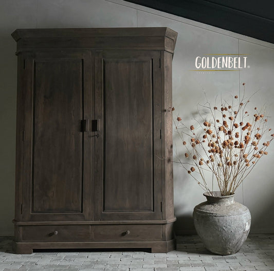 Kast 2-deurs Austria | Goldenbelt 140cm