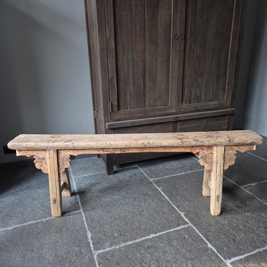 Oud houten Chinees bankje nr. 5