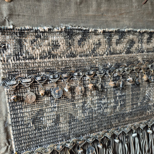 Kalkdoek kelim aan statief San7 nr. 1