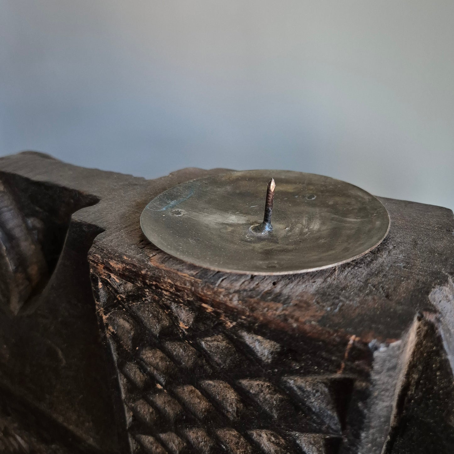 Uniek oud houten ornament nr. 1