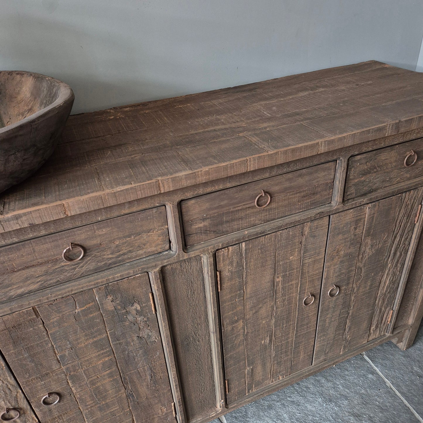Dressoir driftwood 4-deurs/lades