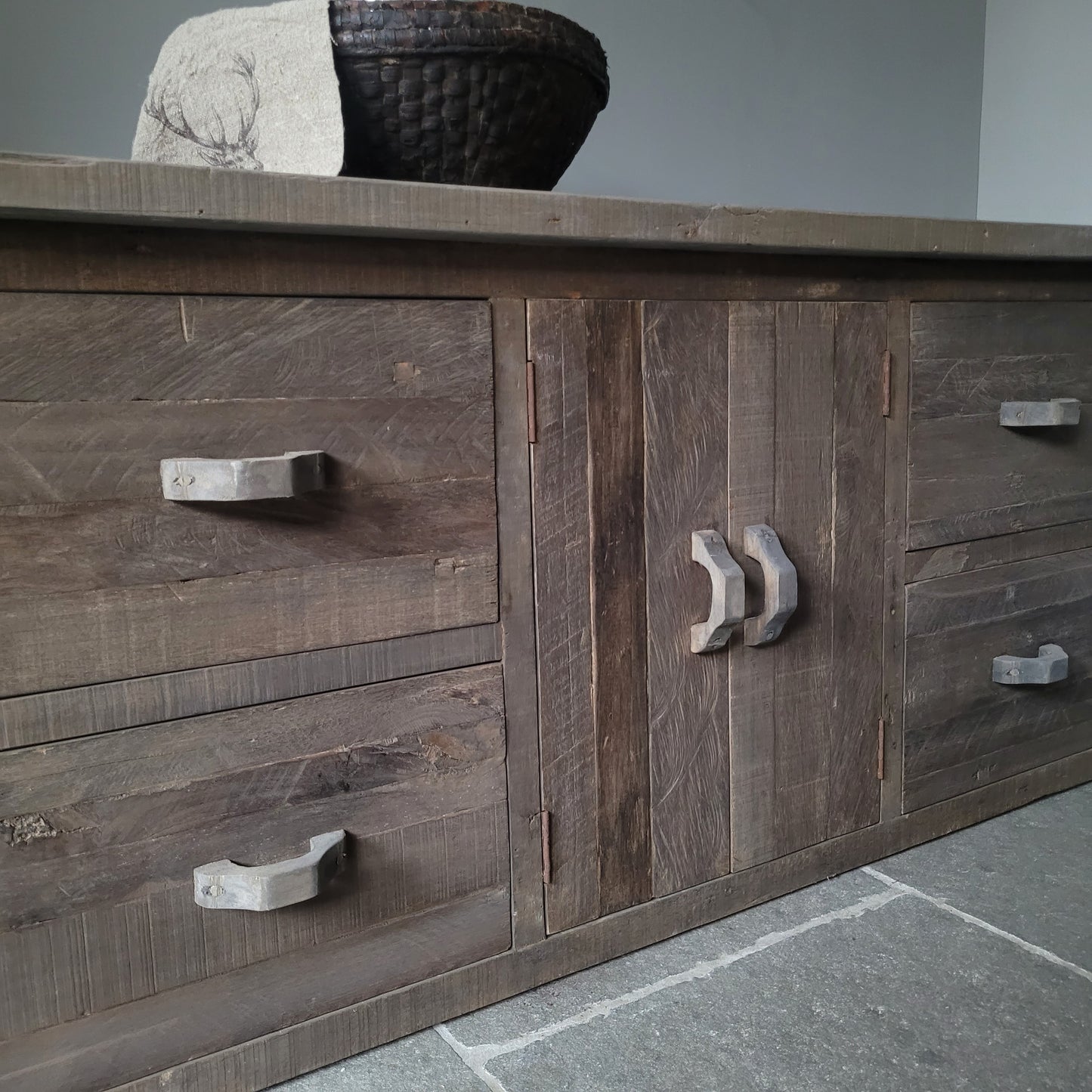 Dressoir | badkamermeubel driftwood oud hout